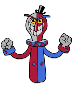 Cuphead Beppi The Clown Ref , Png Download - Cuphead Png King Dice