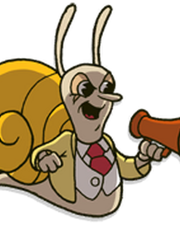 Announcer Snail Cuphead Wiki Fandom