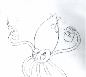 Tumblr nsvlf9LBm21rwg7ino1 400.gif (665 KB) 乌贼洒墨水动画铅笔测试