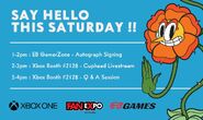 Cagney Carnation in the Xbox One, Fan Expo Canada, and EB Games advertisement[2]