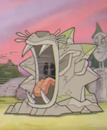 Каменный лев рычит