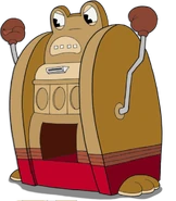 正在攻击的老虎机