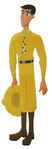 Curious George Royal Monkey- Ted (full body)