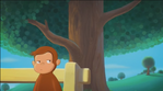 Curious George Royal Monkey- Felipe watches Ted behind (feeling not amused)