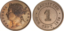 Mauritius 1 cent 1878