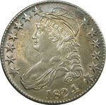 1824 half dollar obv