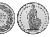 Swiss 2 franc coin