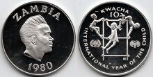 Zambia 10 kwacha 1980 IYC