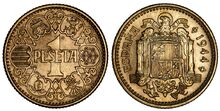 1944 1 Peseta