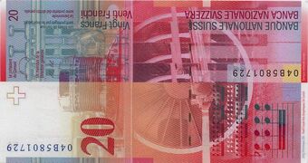 Swiss 20 Franc Banknote Currency Wiki Fandom