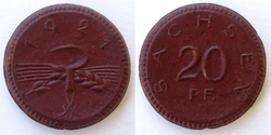 Saxony 20 pfennig 1921