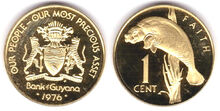 Guyana 1 cent 1976 FM