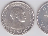 Ghanaian 10 shilling coin