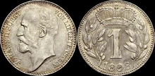 Liechtenstein 1 krone 1898