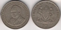 Tanzania 10 shillings 1987