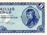 Hungarian 100,000,000,000,000,000,000 pengő banknote