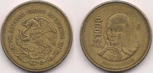 pesos coins