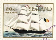 A stamp of Sealand.
