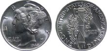 US Mercury Dime