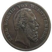 5 Mark Württemberg Karl