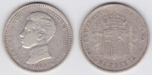 Spain 1 peseta 1903