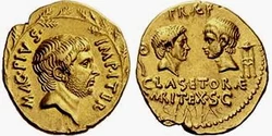 Aureus Sextus Pompeius 42BC