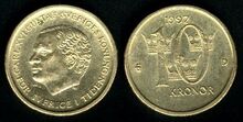 Sweden 10 kronor 1992