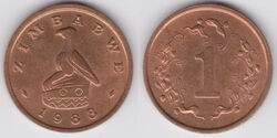 Zimbabwe cent 1988