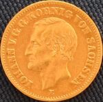 Sachsen Johann 1873 20 Mark