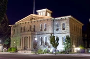 The Nevada State Museum, which uses the foundation of the mint building.