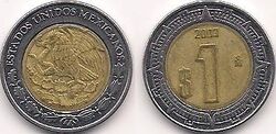 Mexicanos coin unidos estados 1962 Mexican
