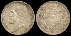 Liechtenstein half frank 1924