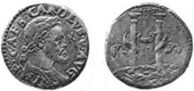 Dated testone of Charles V with the Pillars of Hercules