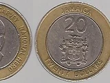 Jamaican 20 dollar coin