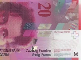 Swiss 20 franc banknote