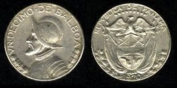 Panama tenth balboa 1970
