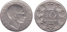 Yugoslavia 10 dinara 1938