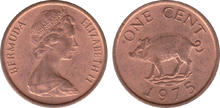 Bermuda 1 cent 1975