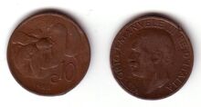 10 centesimi del 1920