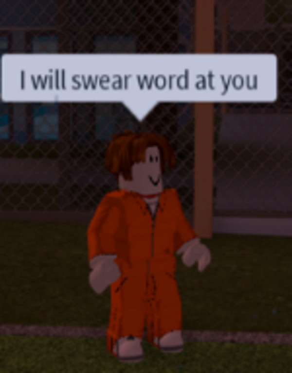 Roblox I Will Swear Word At You Bacon Cursed Images Inspiration Wiki Fandom - barney error fans roblox