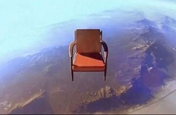 Chair in the air on sale