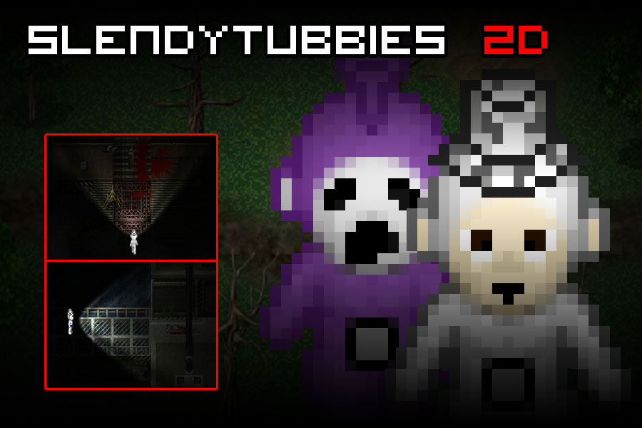 Slendytubbies 2D Revolution: Part 2: Teletubby Carnival (Dawn) Survival  Mode.
