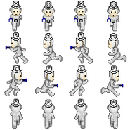 White Tubby sprites run