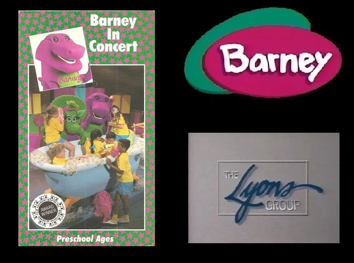 Opening and Closing to Barney: Barney in Concert (1991 Lyons Group VHS ...
