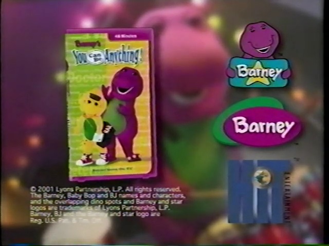 Opening And Closing To Barney You Can Be Anything 2002 Hit