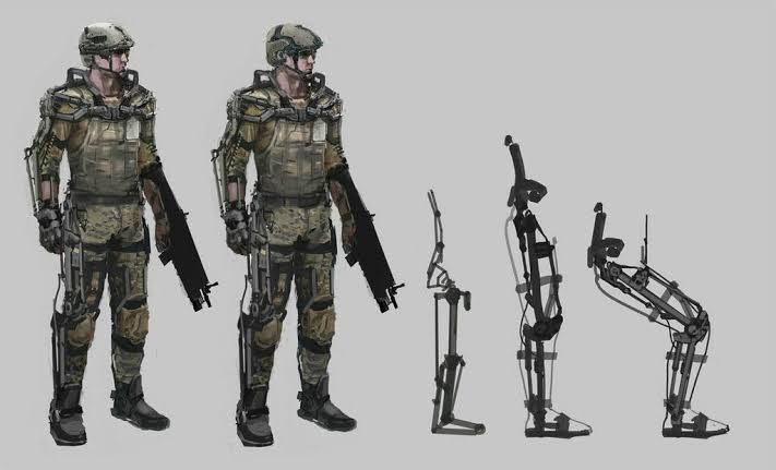 combat exoskeleton suit