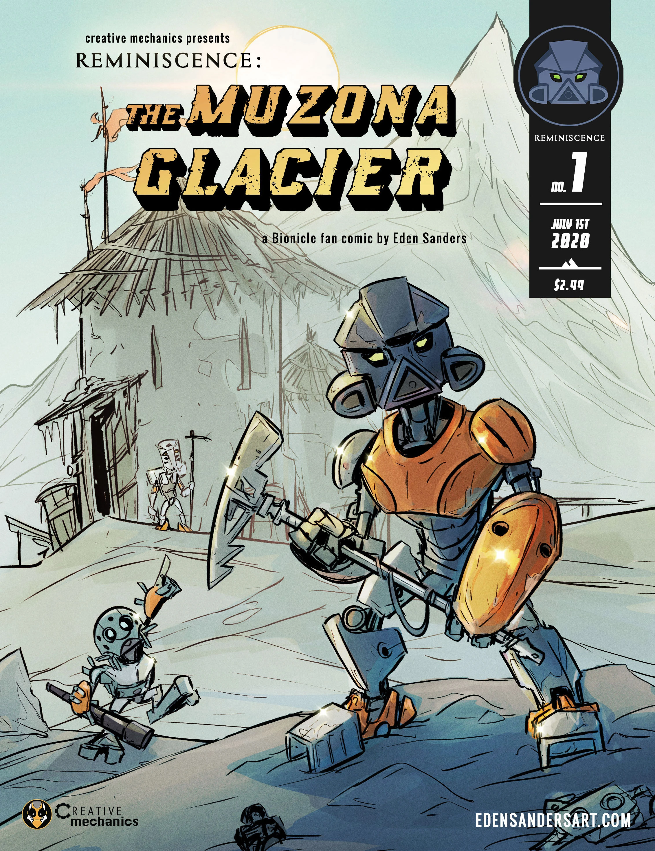 REMINISCENCEパンフレット Reminiscence Issue 1: The Muzona Glacier | Custom BIONICLE Wiki