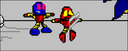 Balta getting killed.