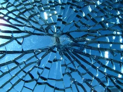 Broken glass