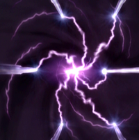 The power surge in the Metru Nui skyline.